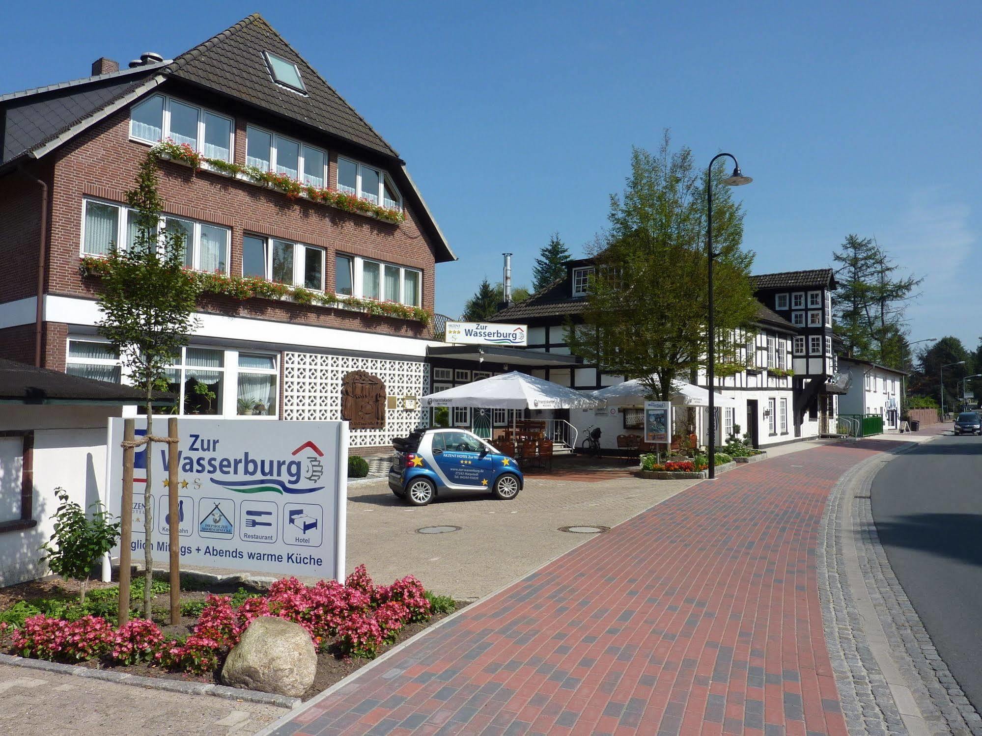 Akzent Hotel Zur Wasserburg - Hotel Garni Bed & Breakfast Harpstedt Exterior photo